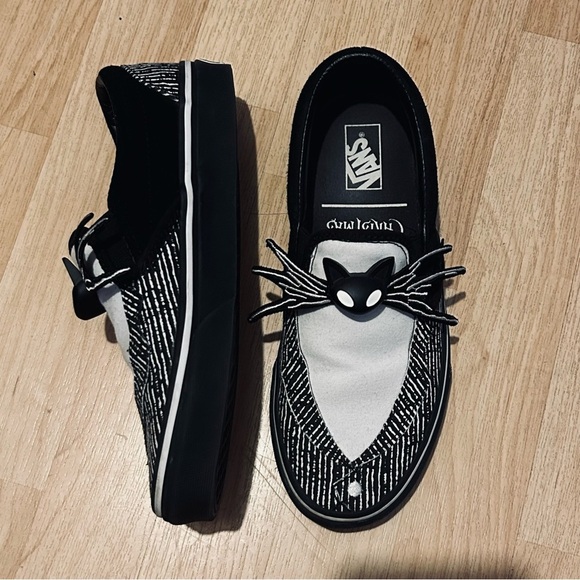 Vans Disney The Nightmare Before Christmas Slip-On Jack Skellington Shoes 5.5 7 - Picture 2 of 4